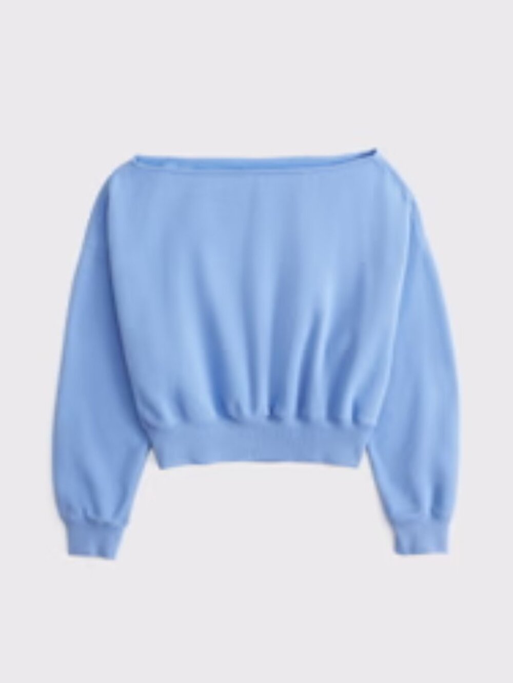 Abercrombie & Fitch Sunday Slash Top- Sky Blue